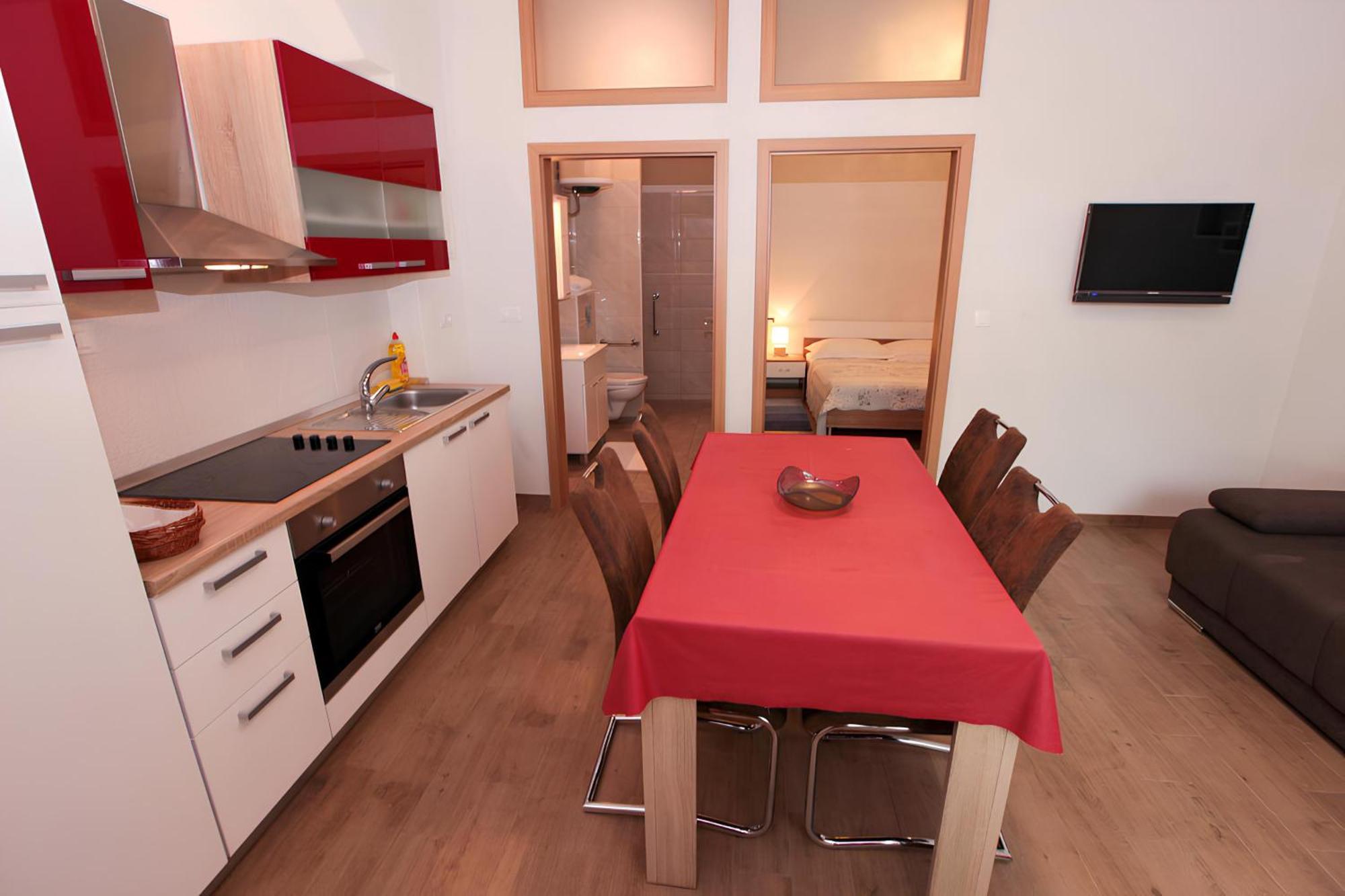 Accommodation Ventus Baška Voda Exteriör bild